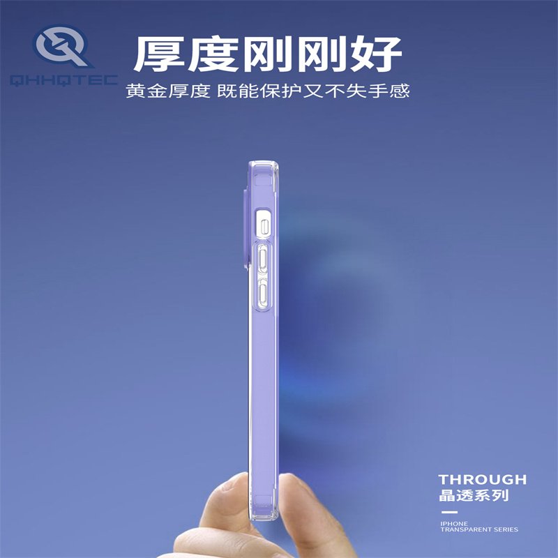 iphone 12 pro max phone cover/ clear 3 in 1 case for iphone