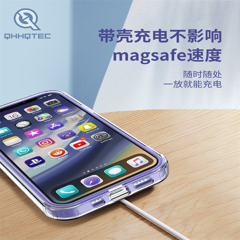 iphone 12 pro max phone cover/ clear 3 in 1 case for iphone