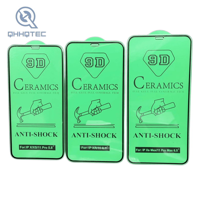 9d ceramics film temperd glass