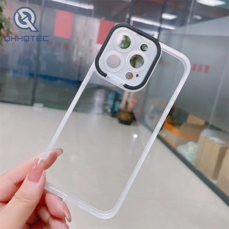 clear transparent acrylic case with stand camera