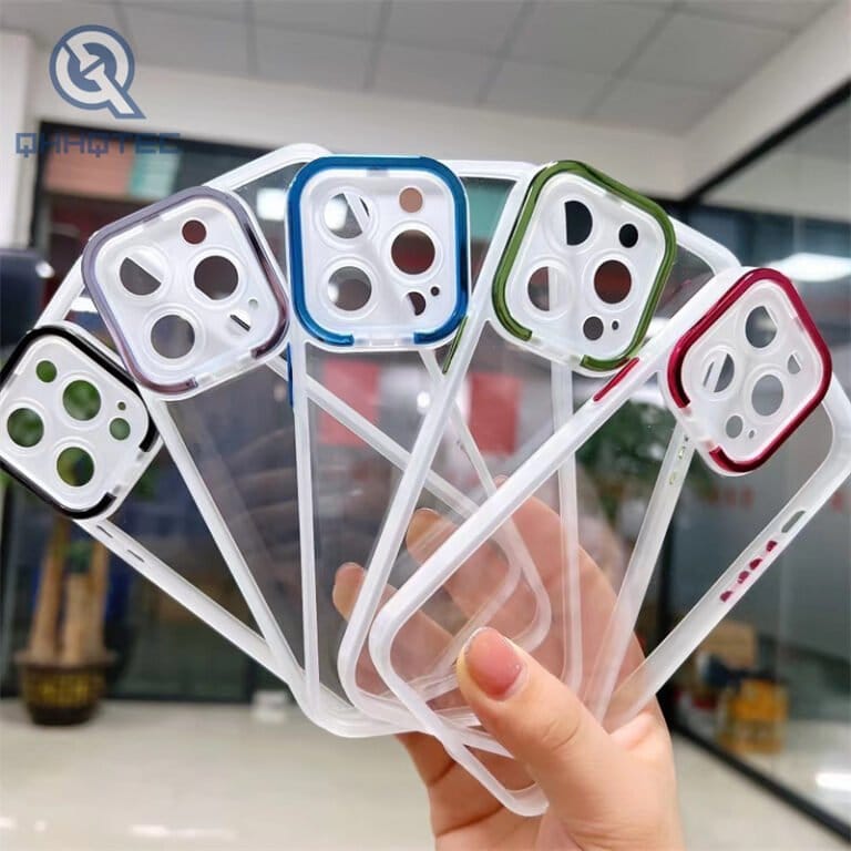 clear transparent acrylic case with stand camera