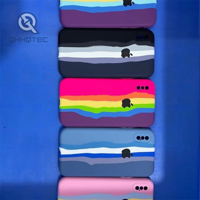 iphone rainbow original silicone case/rainbow original silicone case iphone (复制)