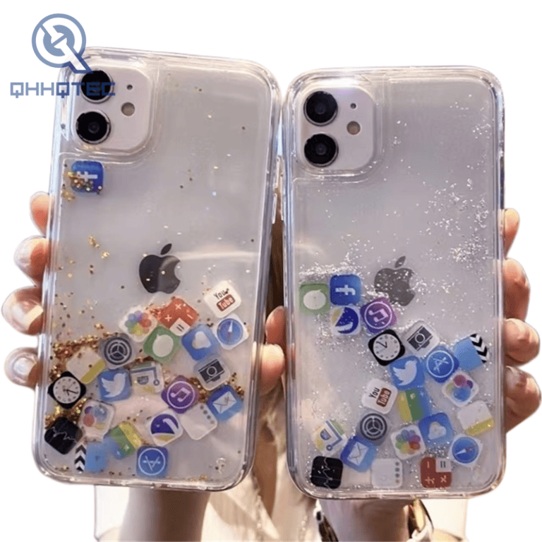 Liquid case for Iphone 12 / Iphone 12 transparent case