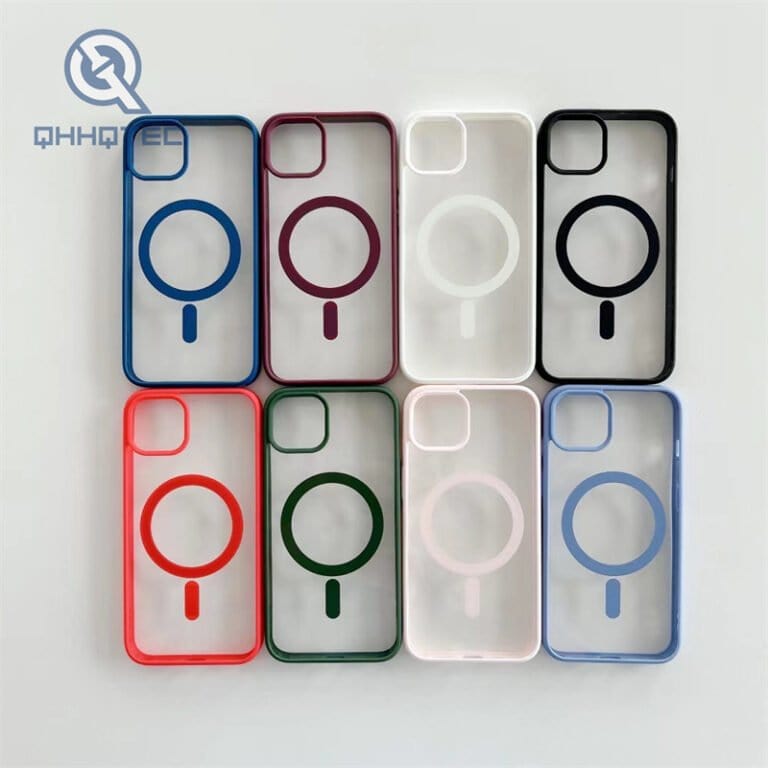 matte acrylic magsafe colorful case