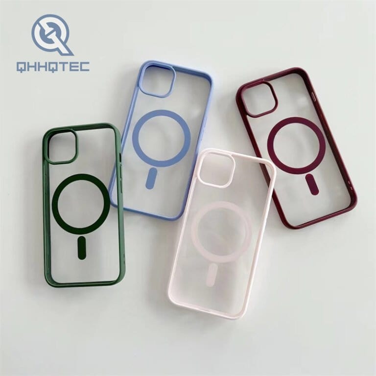 matte acrylic magsafe colorful case