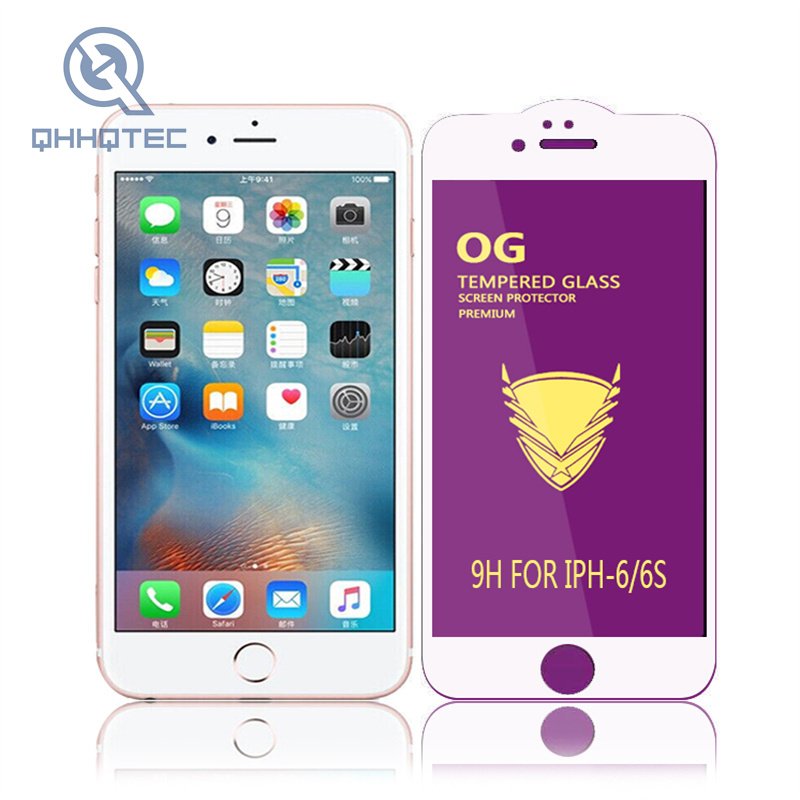 og purple tempered glass