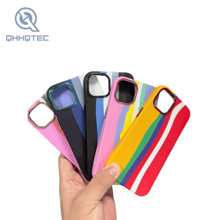 Rainbow electronic camera tpu case rainbow case