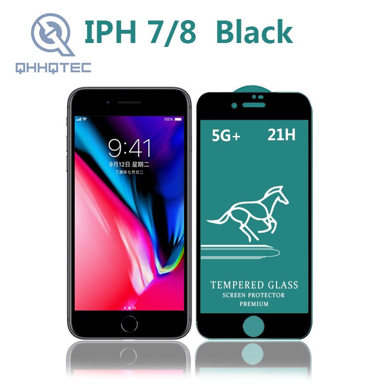 horse tempered glass