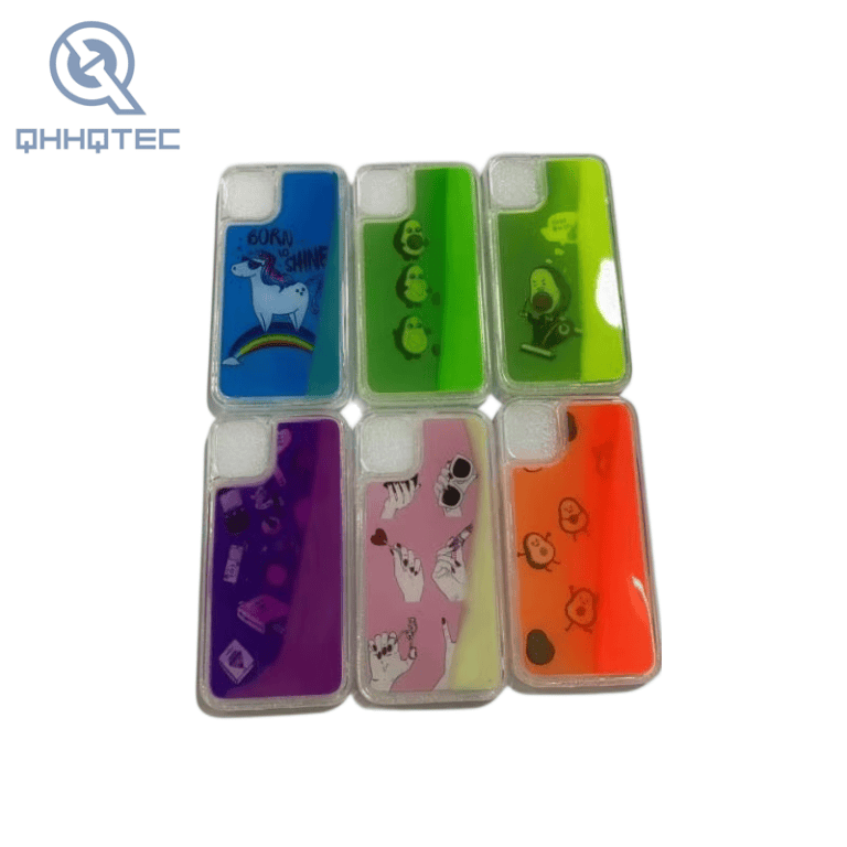 luminous liquid case with design