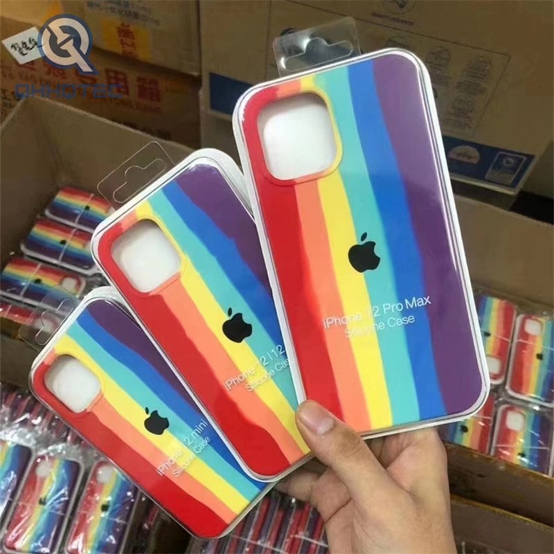 iphone rainbow original silicone case