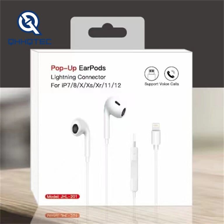 pop up earphone for iphone/ apple earphones