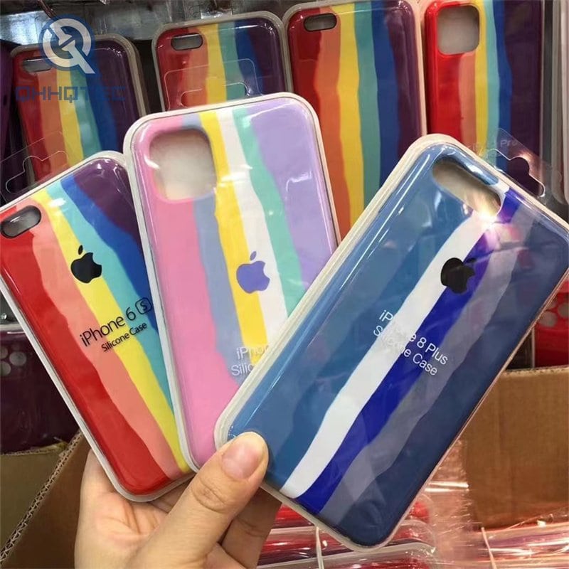 iphone rainbow original silicone case