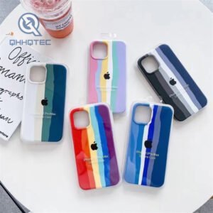 iphone rainbow original silicone case