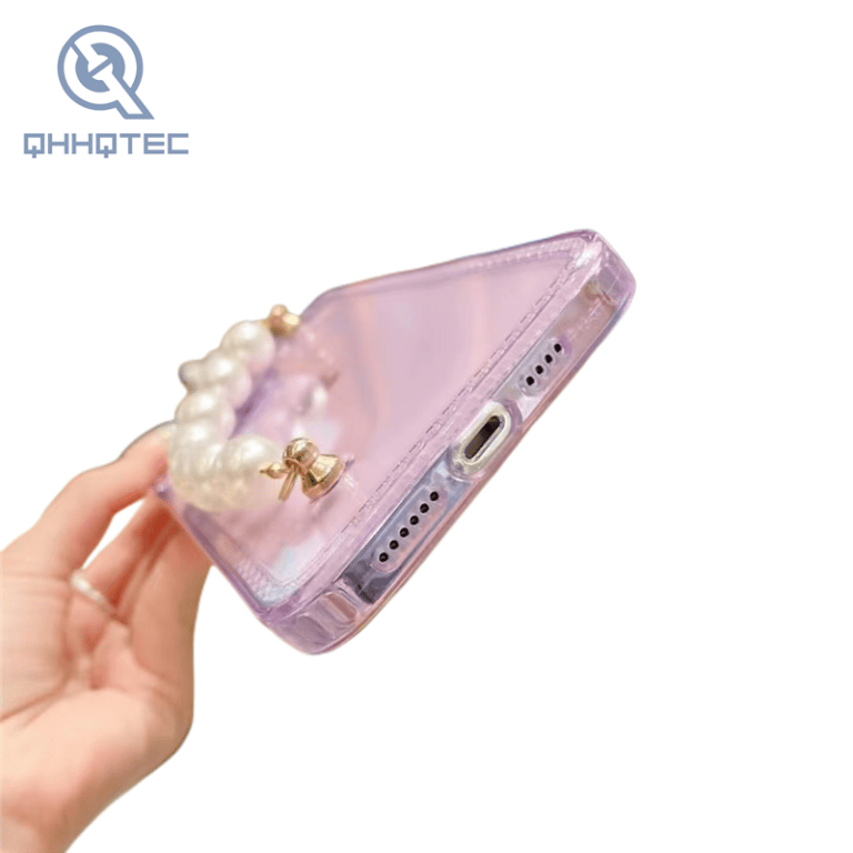 clear diamon case with chain