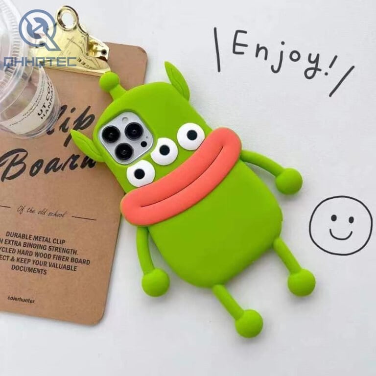 cute big mouth frogs silicone case