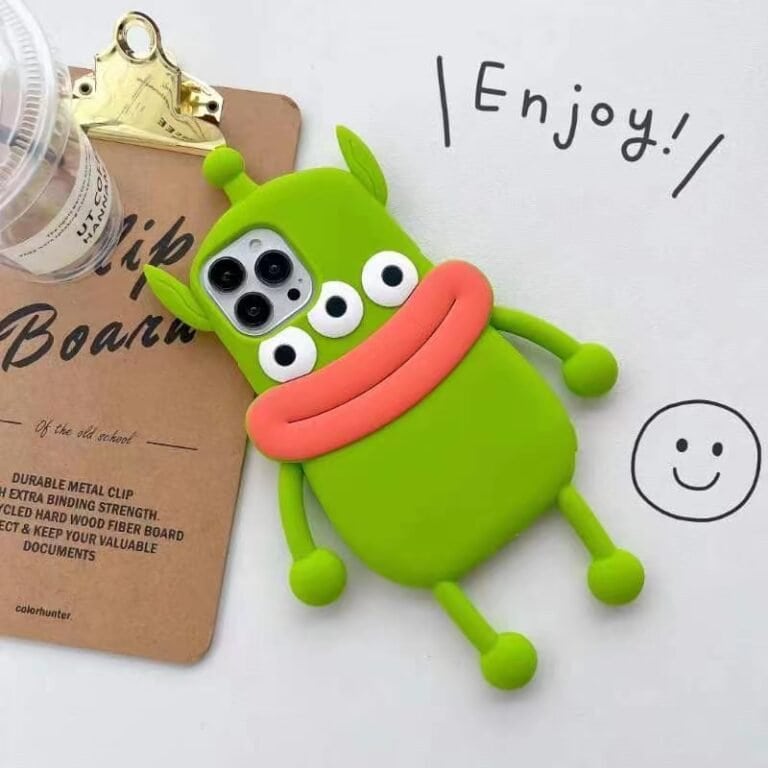 cute big mouth frogs silicone case