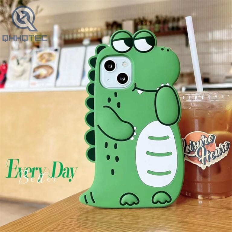 dinosaur 3d silicone phone case
