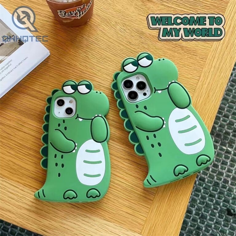 dinosaur 3d silicone phone case