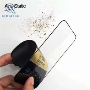 皇金钻+防尘 esd anti static big curved edge tempered glass with dust filter