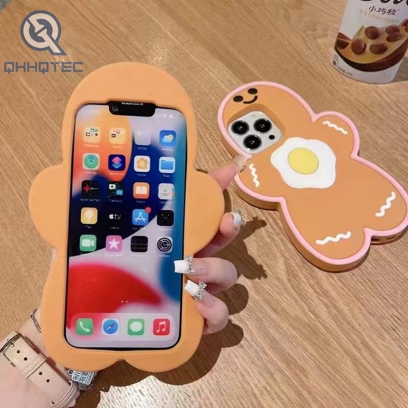 emo frogs 3d silicone case