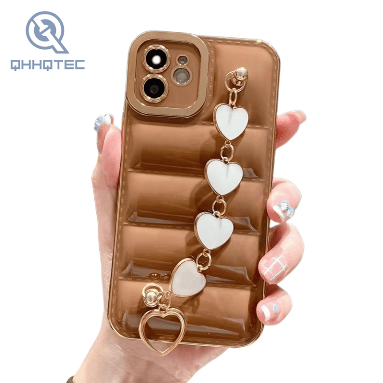 electronic leather tpu case with chain (复制)
