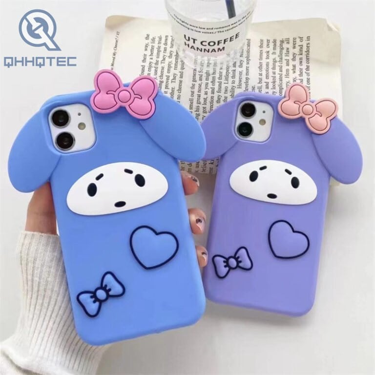 new girl design silicone case