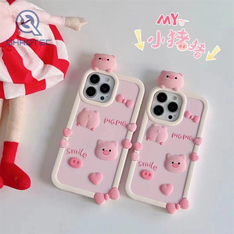 papa pig silicone case iphone