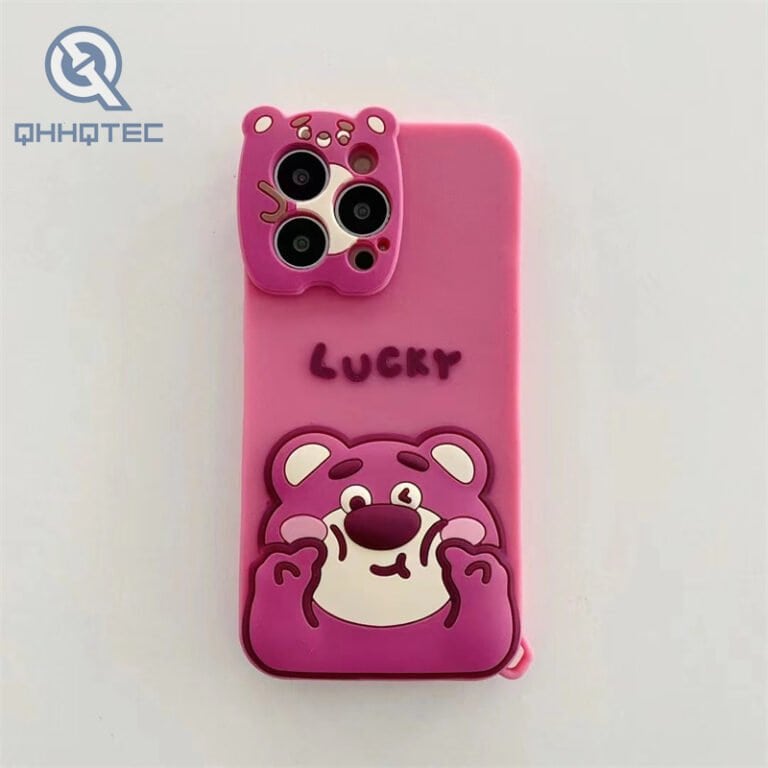 strawberry bear 3d case