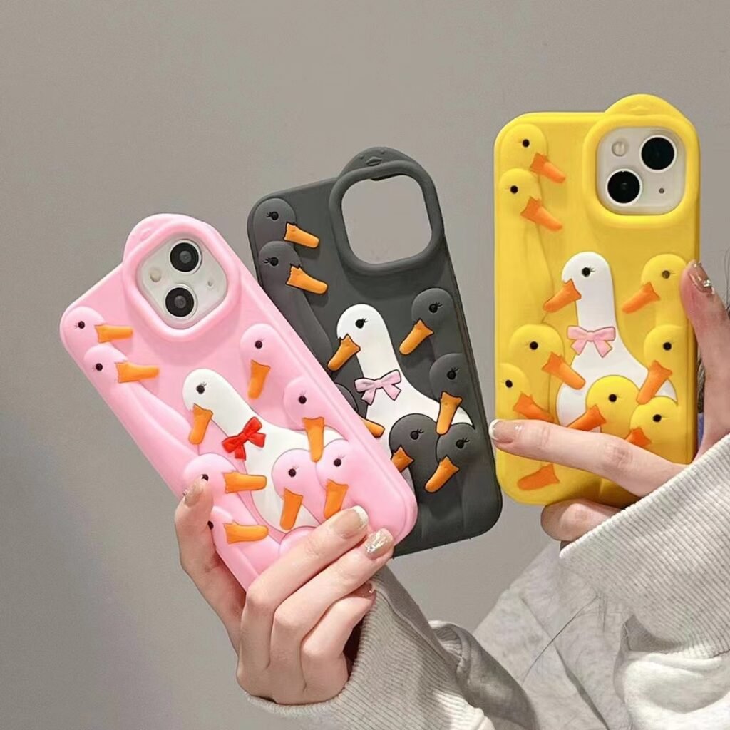cute bear 3d silicone case