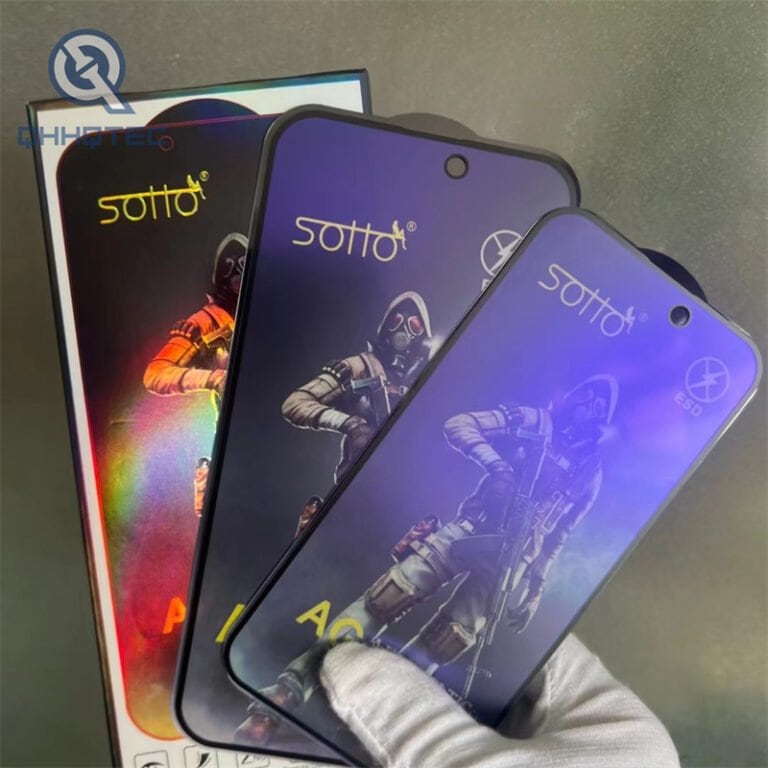 anti static ag matte anti spy tempered glass privacy glass