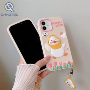 apple silicone case with chain