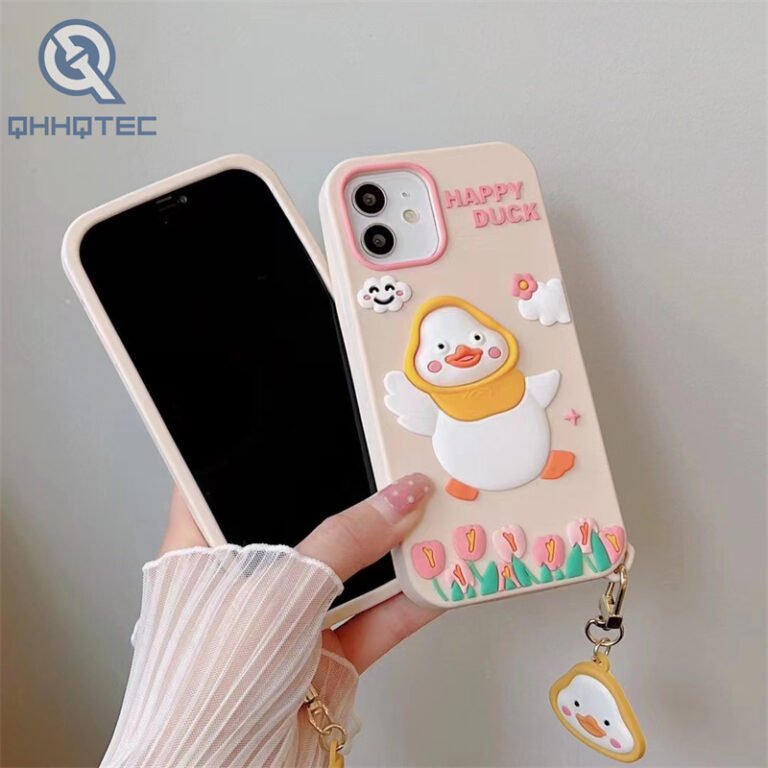 apple silicone case with chain