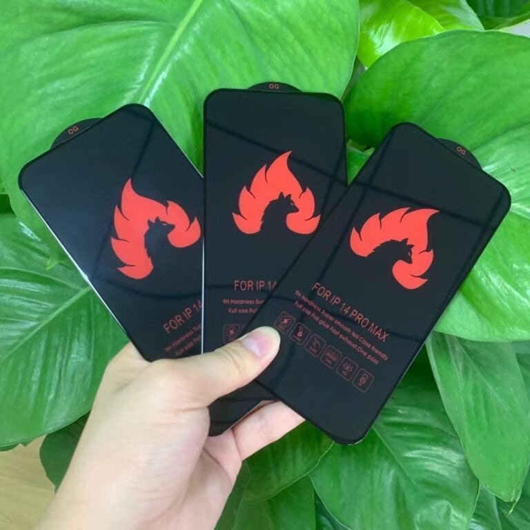 new hot sale fire wolfimitation electrostatic tempered glass