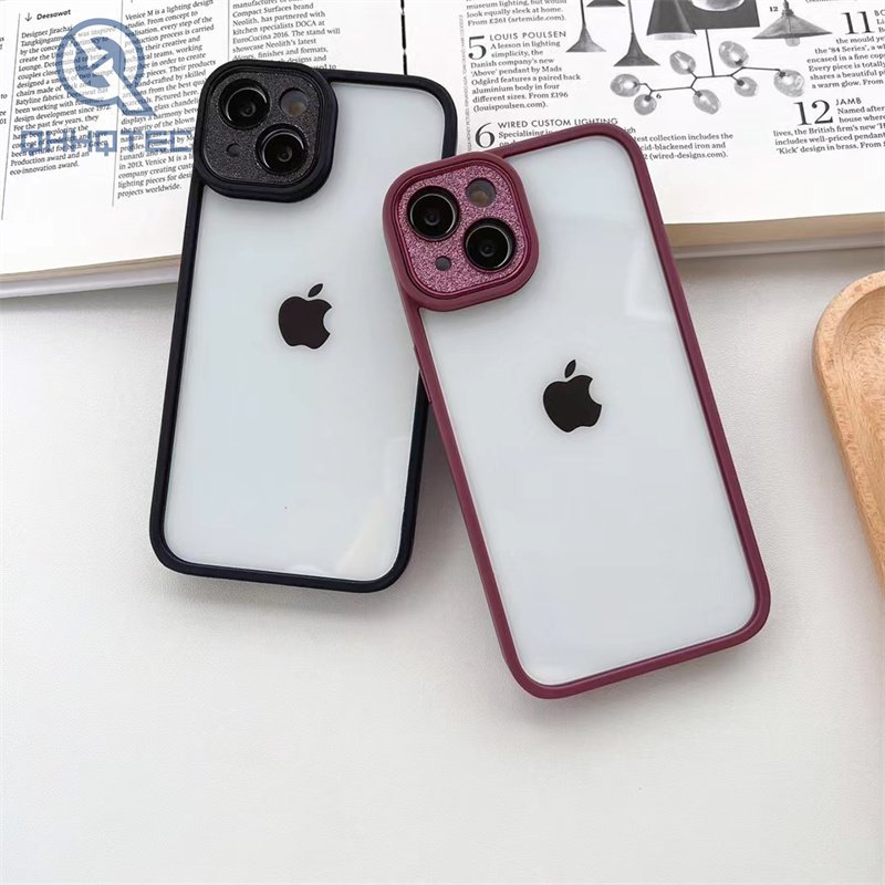color changing diamond camera acrylic case for iphone (复制)