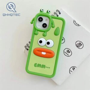 sausage mouth frog 3d silicone phone case