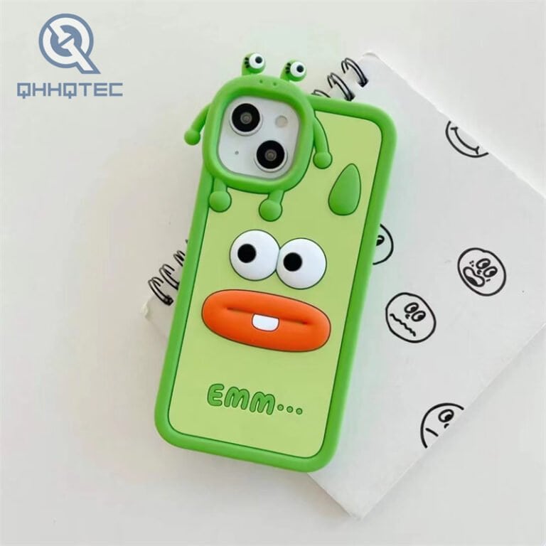 sausage mouth frog 3d silicone phone case