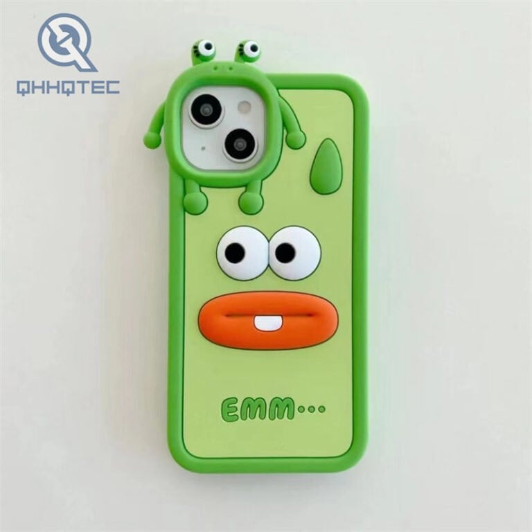 sausage mouth frog 3d silicone phone case
