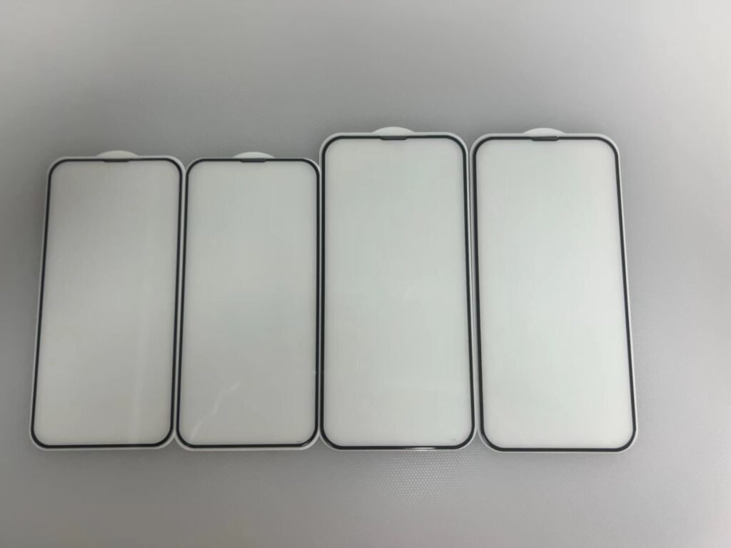 curve silkprinting temepred glass with dust filter