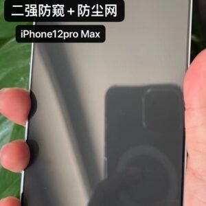 privacy tempered glass with dust filter