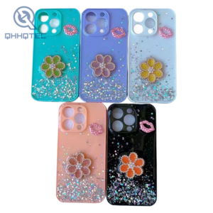 cute little flower accessory phone case for iphone 13