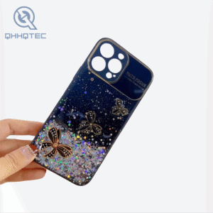 butterfly screen protection cell phone case for iphone