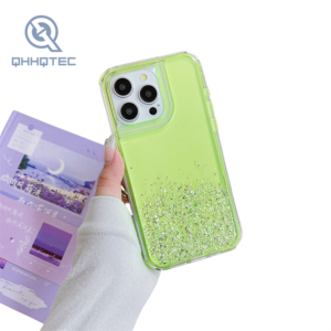 simple and durable transparent dropper phone case for iphone 14