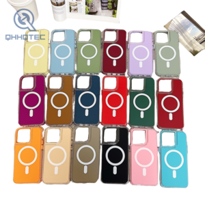 2 in 1 color magnetic phone case for iphone 14 plus