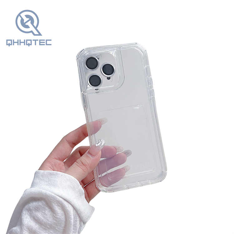 2 in 1 color transparent magnetic strap lens film phone case for iphone 14 pro