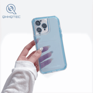 2 in 1 color transparent magnetic strap lens film phone case for iphone 14 pro