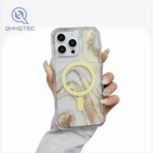 four corner anti drop magnetic phone case for iphone 15 pro