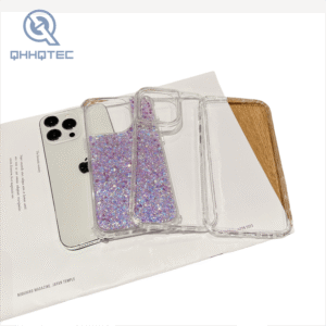 color blocking 3 in 1 dripping sequin case for iphone 15 series 15 plus 15 pro max