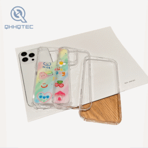 gradient color dripping 3 in 1 protection phone case for iphone 15 pro max with 3d patterns