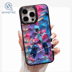 cartoon color printing glitter cool phone cases for iphone