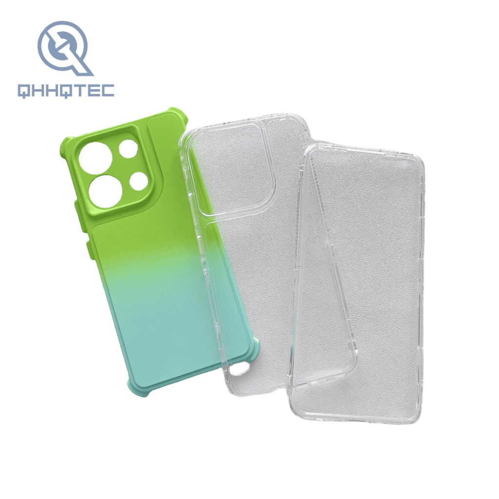 2024 new screen protection gradient colors 3 in 1 detachable phone cases for motorola customizable logo cases